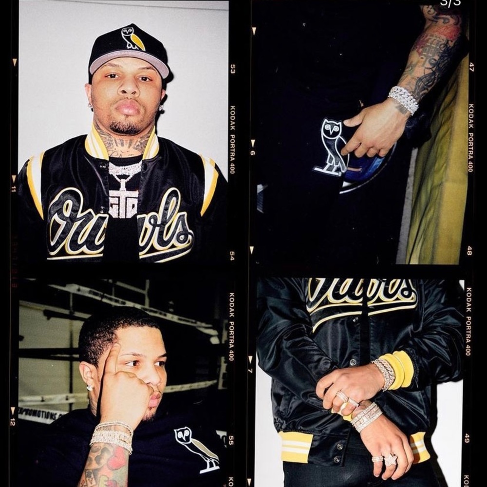 OVO Men’s Satin Baseball Jacket